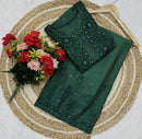 Lucknowi Ghass Patti Work Chanderi Kurti Plazzo Bharti Special - Chikankari official