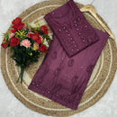 Lucknowi Ghass Patti Work Chanderi Kurti Plazzo Bharti Special - Chikankari official