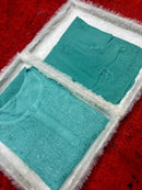 Lucknowi Handwork Ghasspatti heavywork Rayon set - Chikankari official