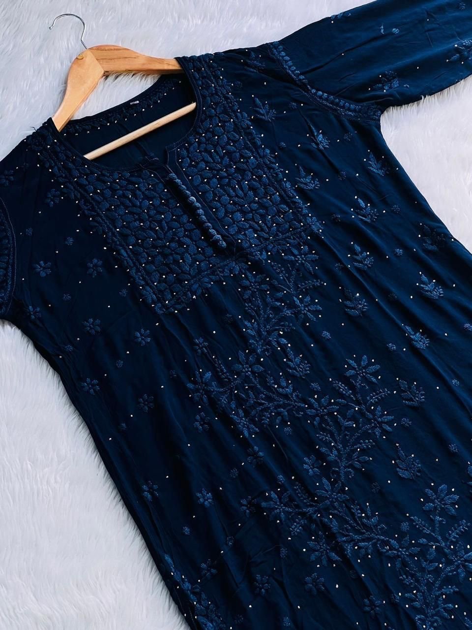 Luxe Premium Beautiful muqaish Kurta