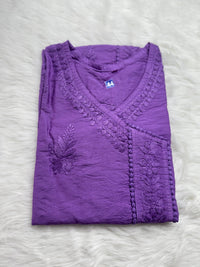 Luxurious Comfort Fancy Chikan Kurti Mayuri Special - Chikankari official