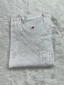 Luxurious Comfort Fancy Chikan Kurti Mayuri Special - Chikankari official