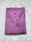 Luxurious Comfort Fancy Chikan Kurti Mayuri Special - Chikankari official