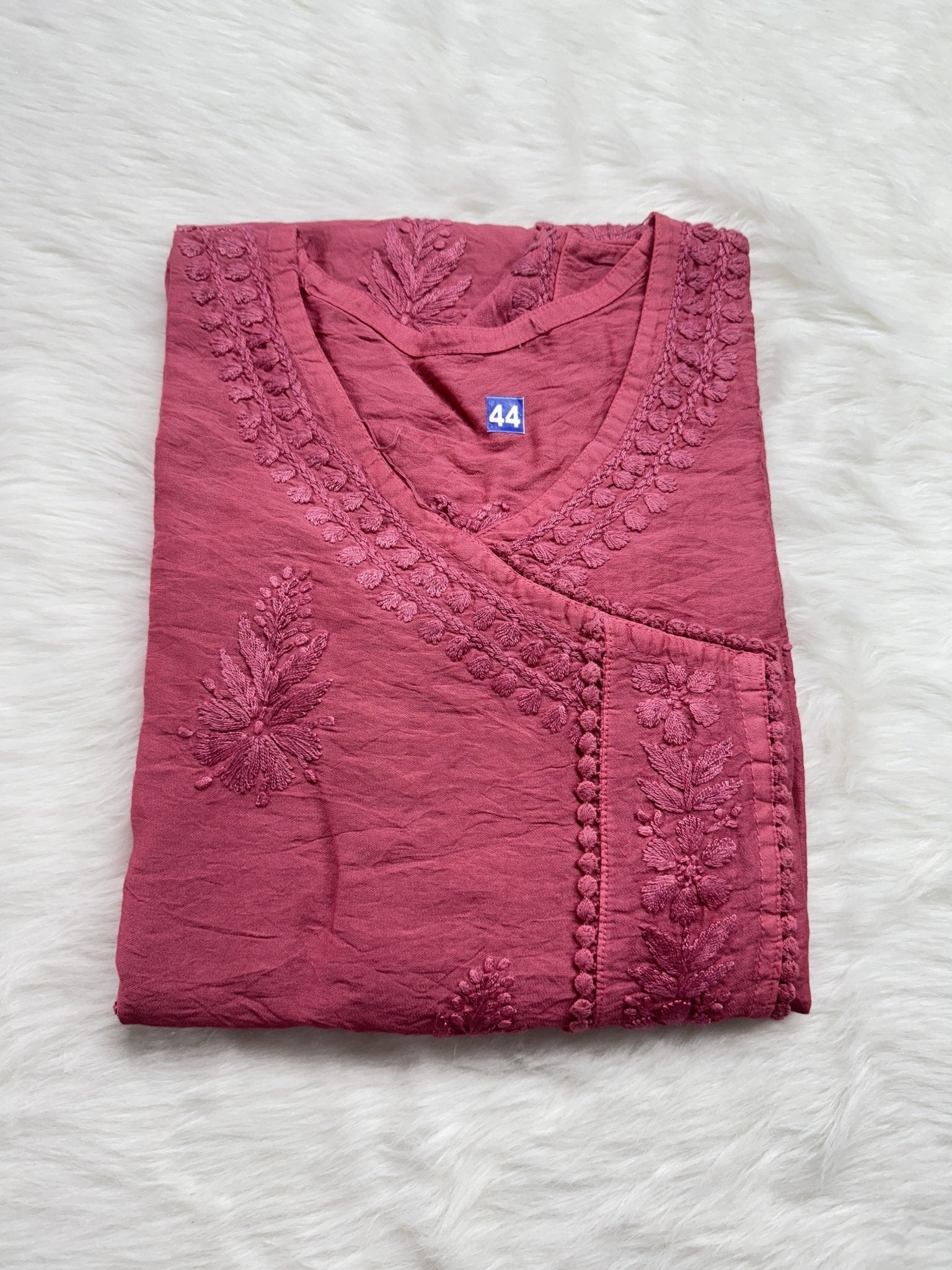 Luxurious Comfort Fancy Chikan Kurti Mayuri Special - Chikankari official
