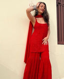 Luxury Viscose Chikankari Party Wear Set - Chikankari official