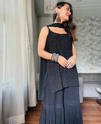 Luxury Viscose Chikankari Party Wear Set - Chikankari official