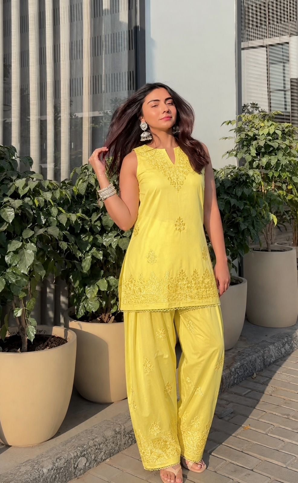 modaal cotton farshi shalwar set with dupatta