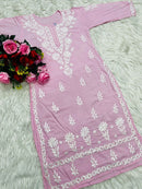 Modal Beautiful Lucknowi Kurti - Chikankari official