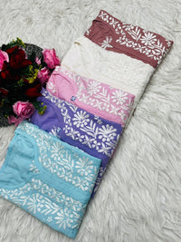 Modal Beautiful Lucknowi Kurti - Chikankari official