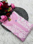 Modal Beautiful Lucknowi Kurti - Chikankari official