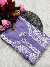 Modal Beautiful Lucknowi Kurti - Chikankari official