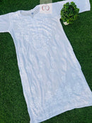 Modal Chikankari Dyeable Kurta - Chikankari official