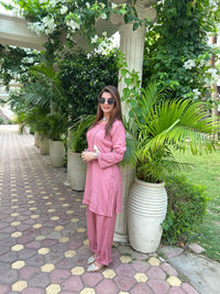 Modal Co - ord butter soft crafted Set - Chikankari official