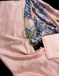 Modal Co-ord Set with Chikankari Rose Work | Chikankari Official - Chikankari official