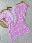 Modal Co ord Stylish Set - Chikankari official