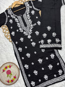 Modal Corton Exclusive New Concept plazzo Combo - Chikankari official