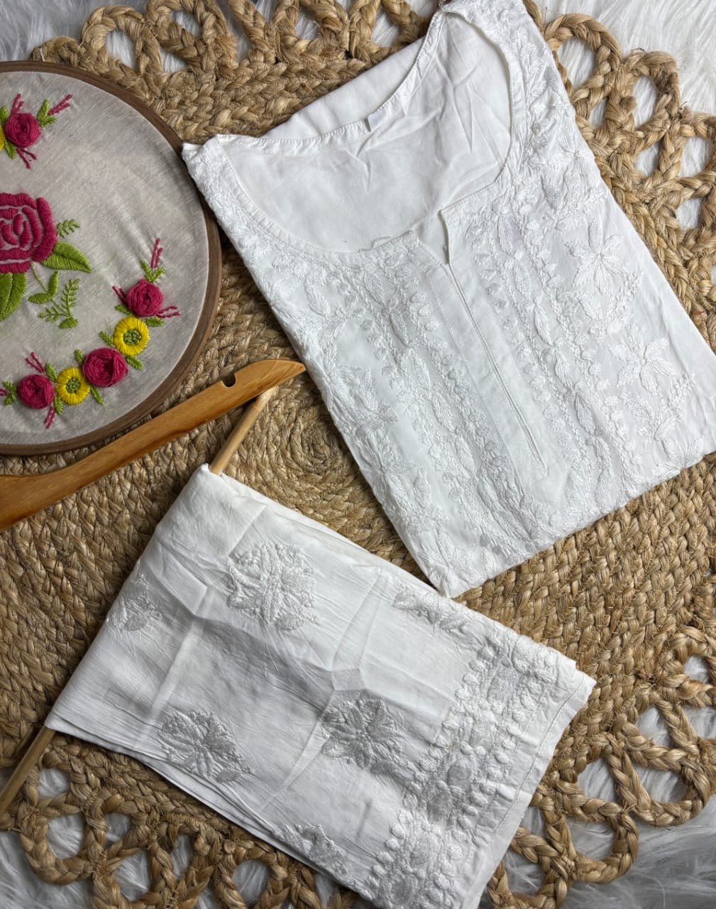 Modal Corton Exclusive New Concept plazzo Combo - Chikankari official