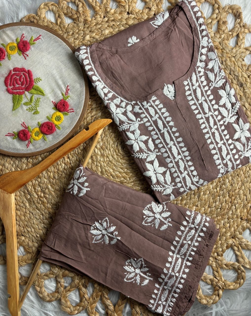 Modal Corton Exclusive New Concept plazzo Combo - Chikankari official