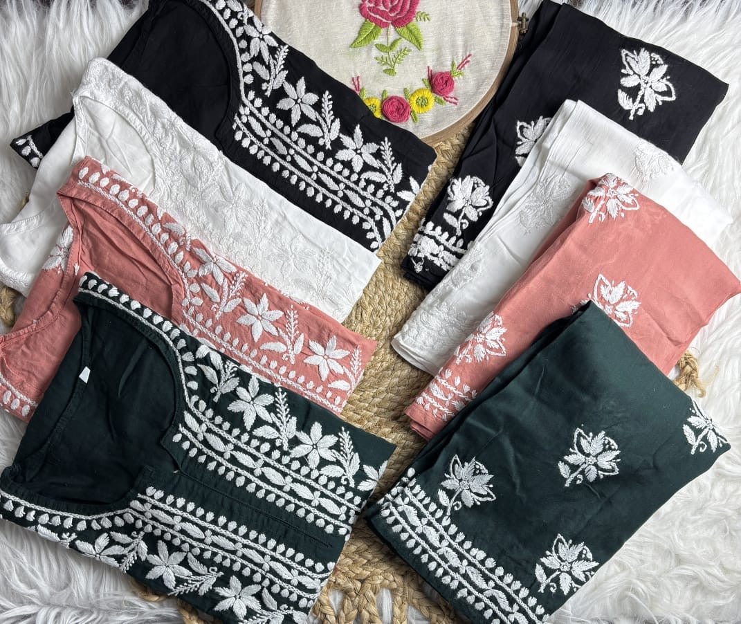 Modal Corton Exclusive New Concept plazzo Combo - Chikankari official