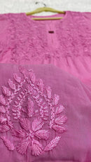 Modal cotton chikankari buta in fresh shades - Chikankari official