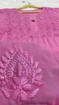 Modal cotton chikankari buta in fresh shades - Chikankari official