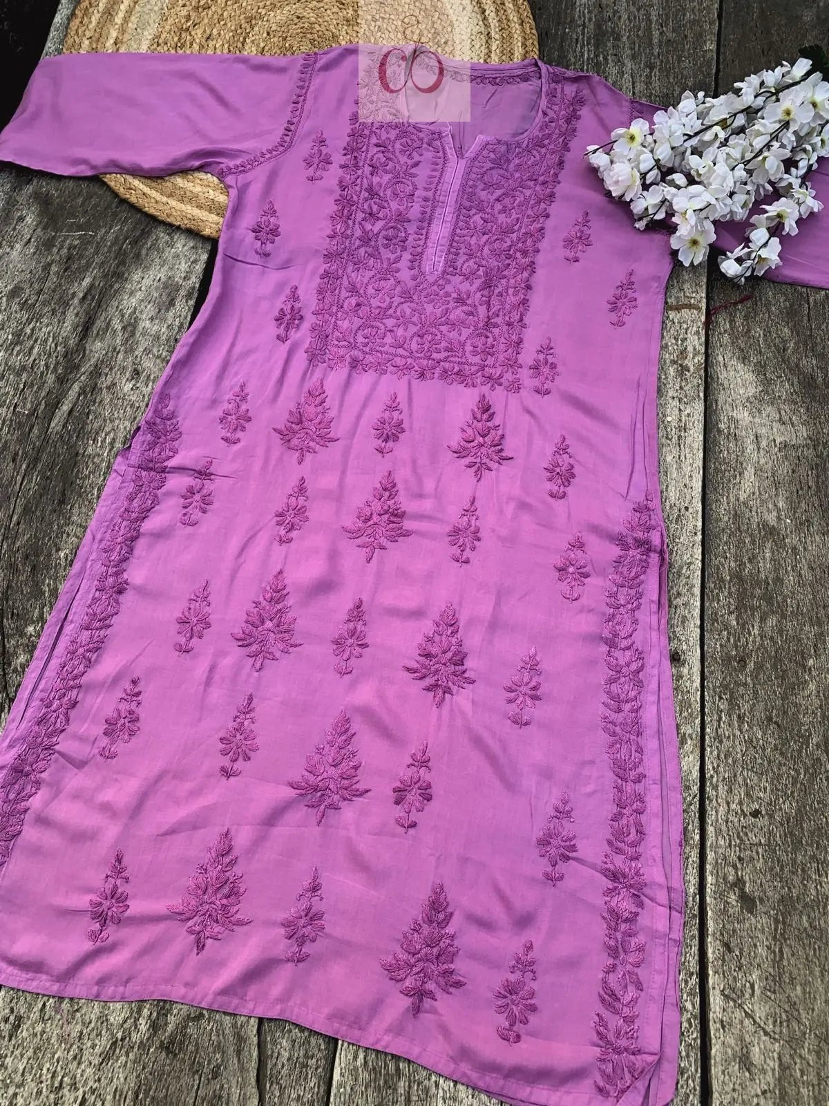Modal Cotton Dyed Kurtis