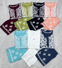 Modal cotton Exclusive beautiful Combo - Chikankari official