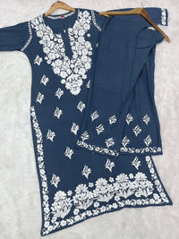 Modal cotton Exclusive beautiful Combo - Chikankari official