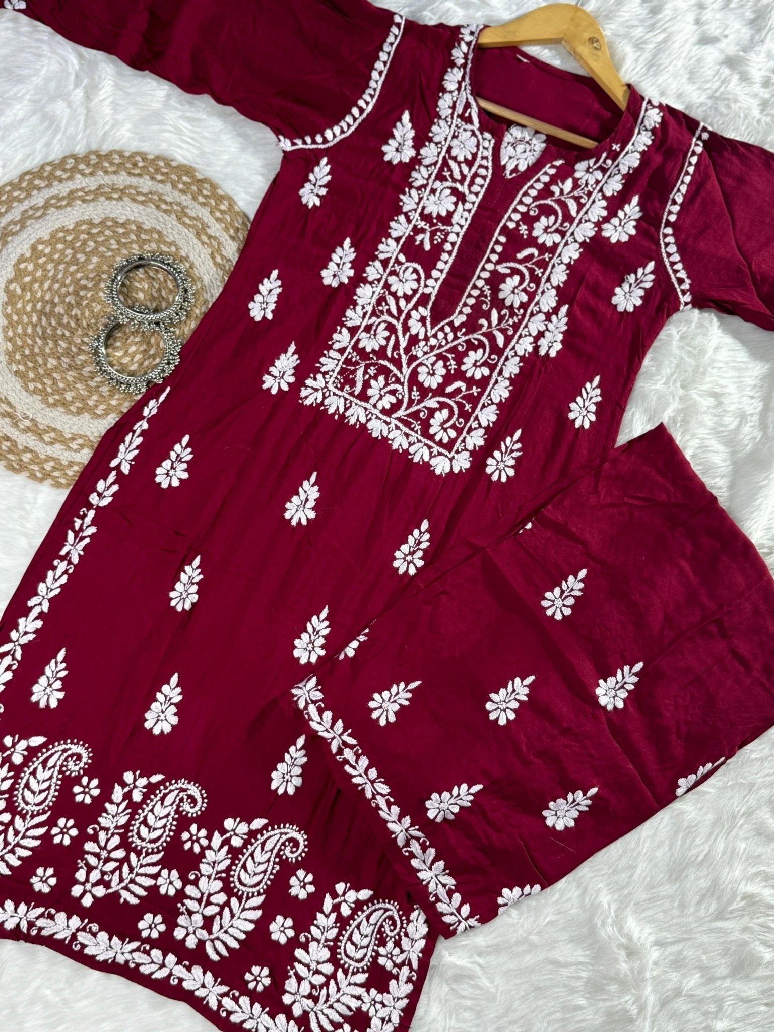 Modal Cotton Exclusives Combo - Chikankari official