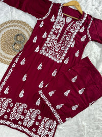 Modal Cotton Exclusives Combo - Chikankari official