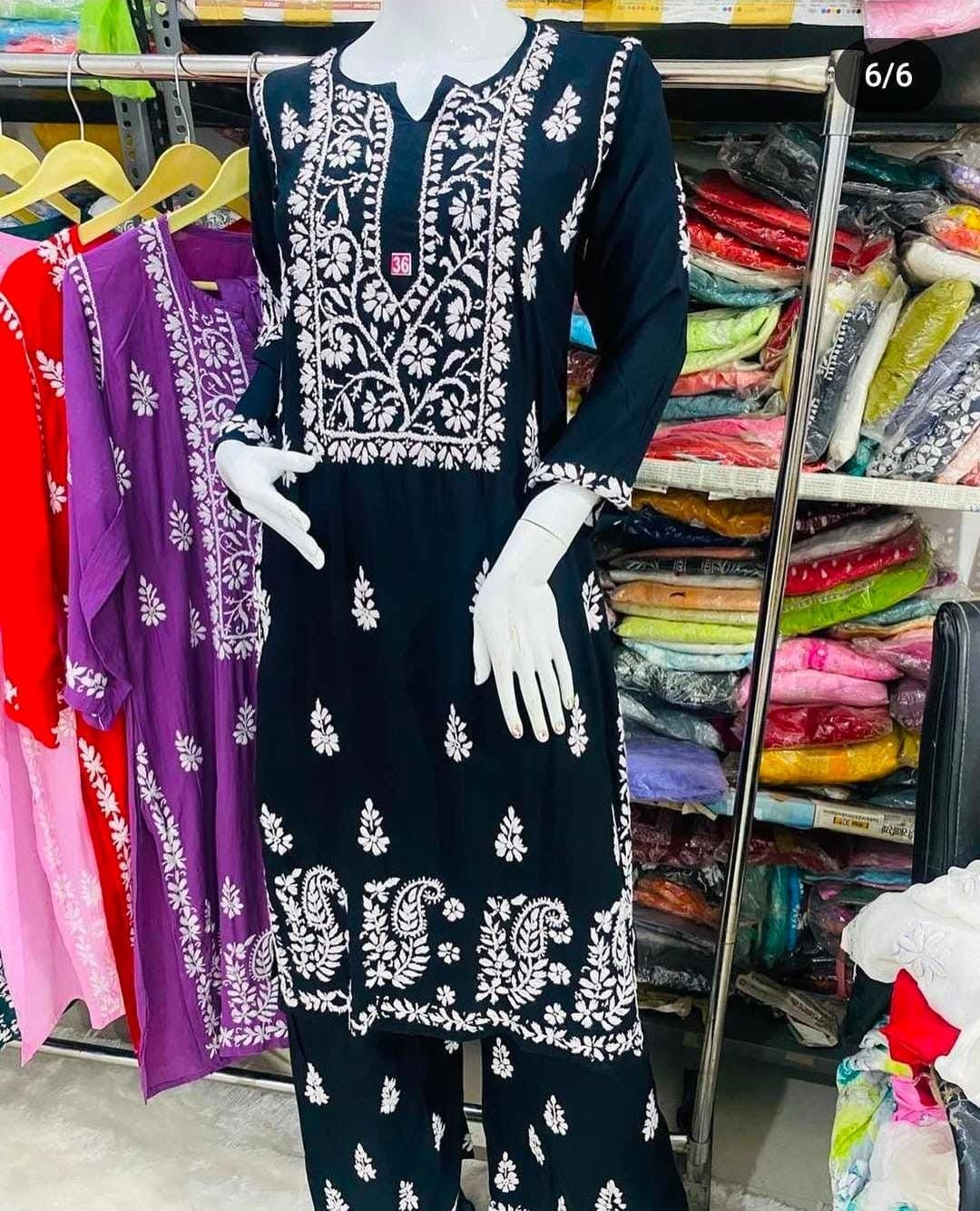 Modal Cotton Exclusives Combo - Chikankari official
