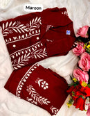 Modal Cotton Fine Embroidery Work Stylish Shirt Pant - Chikankari official