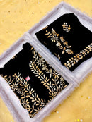 Modal cotton heavywork flowered set - Chikankari official