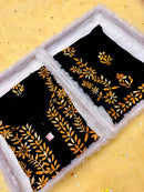 Modal cotton heavywork flowered set - Chikankari official