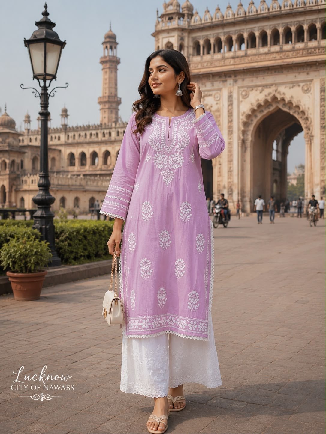 Modal Cotton long handwork Kurta