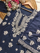 Modal cotton white thread soft combo - Chikankari official