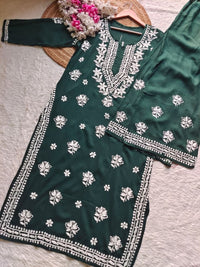 Modal cotton white thread soft combo - Chikankari official