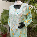 Modal Digital Print kurta - Chikankari official