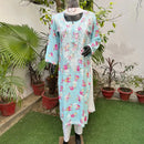 Modal Digital Print kurta - Chikankari official