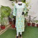 Modal Digital Print kurta - Chikankari official