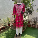 Modal Digital printed Kurtas - Chikankari official
