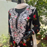 Modal Digital printed Kurtas - Chikankari official