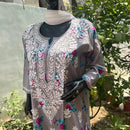 Modal Digital printed Kurtas - Chikankari official