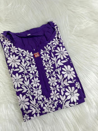 Modal fine Work Chikankari - Chikankari official