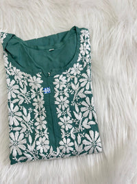 Modal fine Work Chikankari - Chikankari official