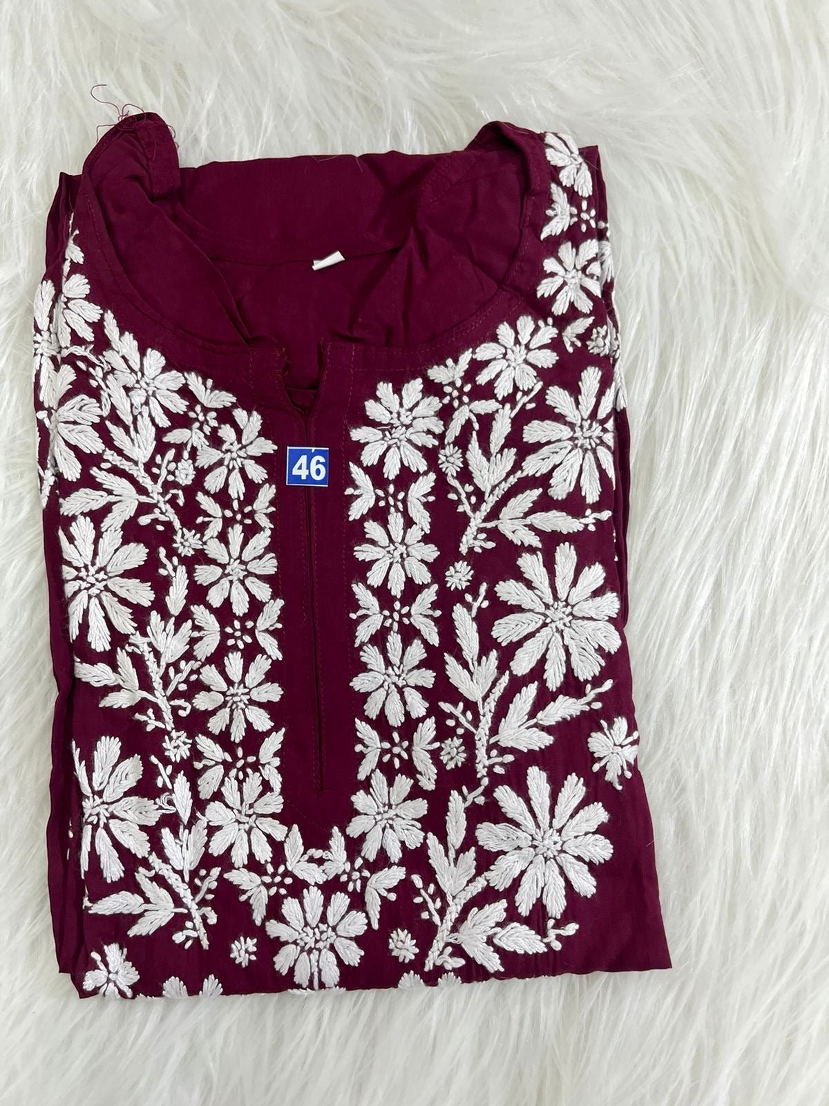 Modal fine Work Chikankari - Chikankari official