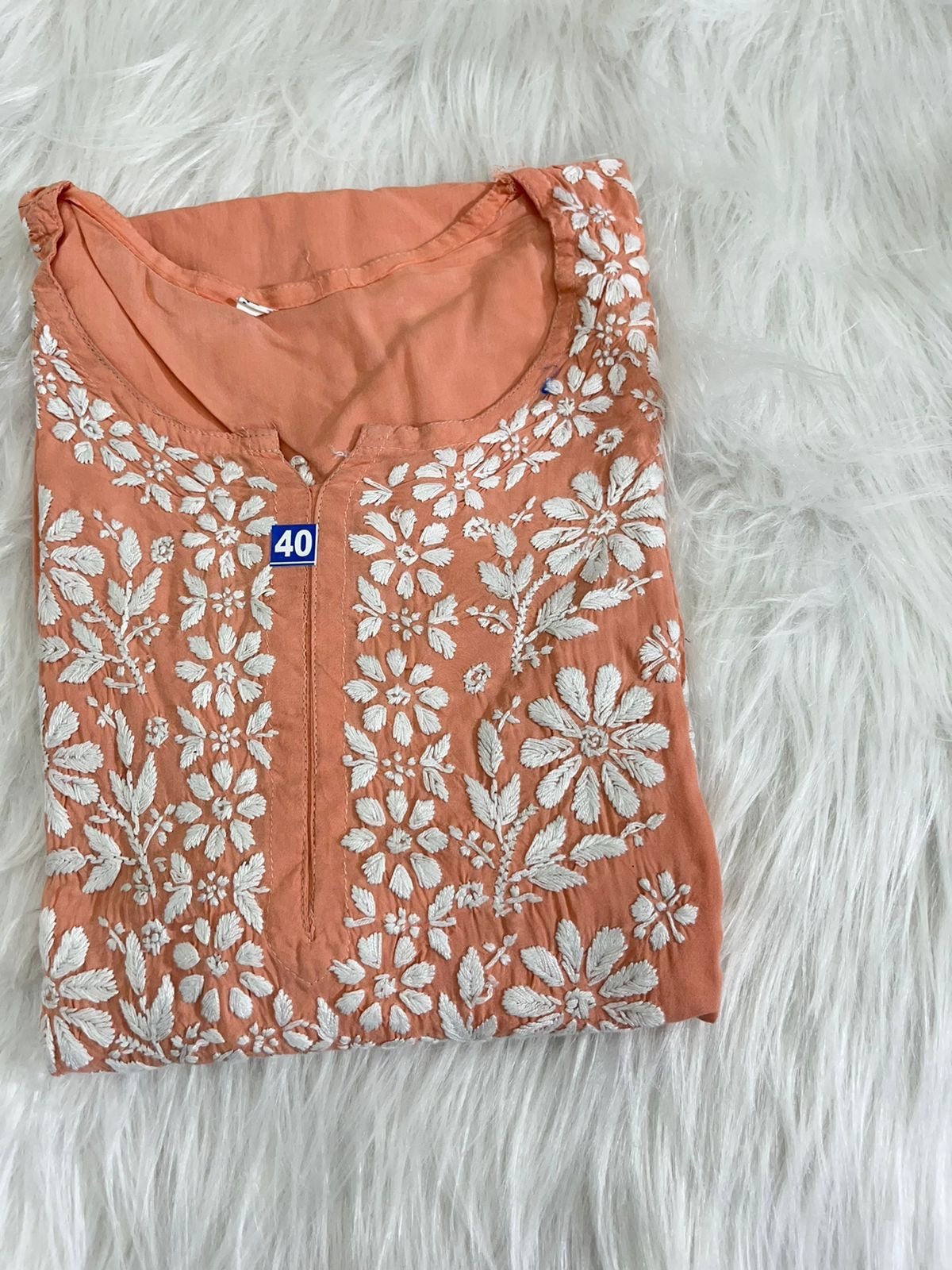 Modal fine Work Chikankari - Chikankari official