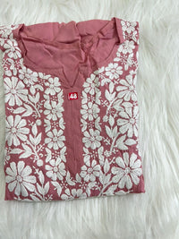 Modal fine Work Chikankari - Chikankari official