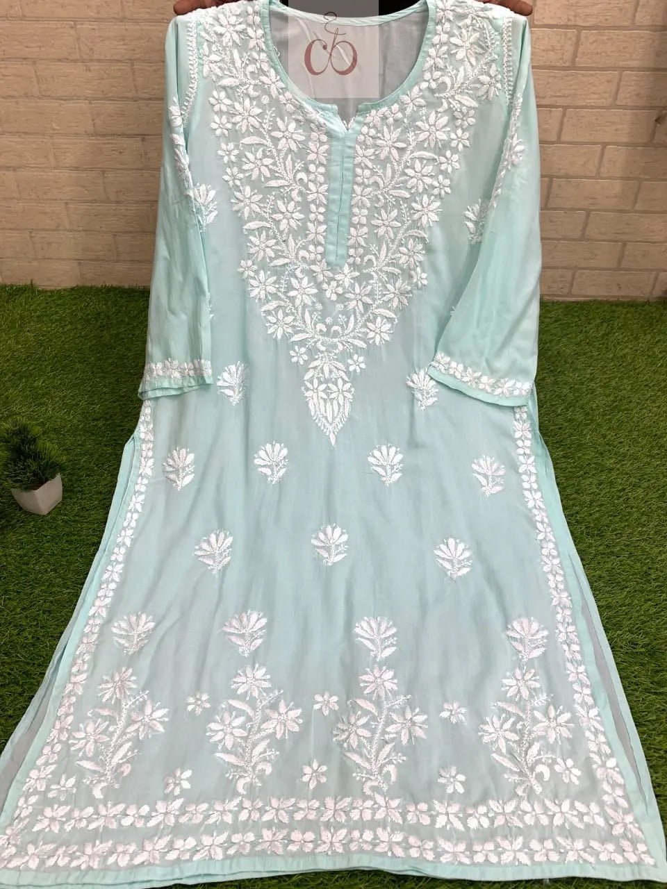 Modal Heavy Daman Kurtis - Chikankari official