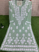 Modal Heavy Daman Kurtis - Chikankari official